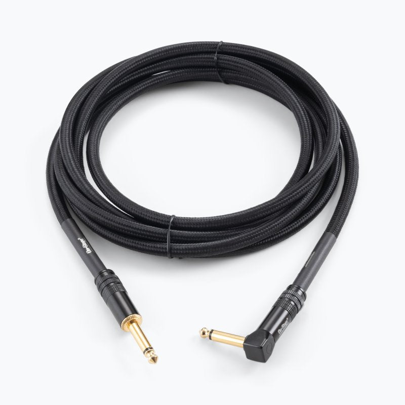 Production-Grade Braided Instrument Cable (Right Angle to Straight)