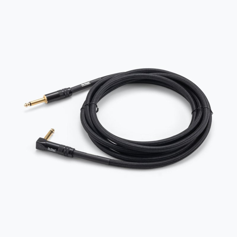 Production-Grade Braided Instrument Cable (Right Angle to Straight)