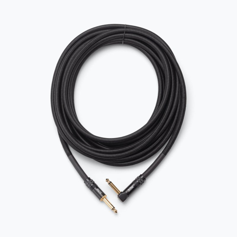 Production-Grade Braided Instrument Cable (Right Angle to Straight)