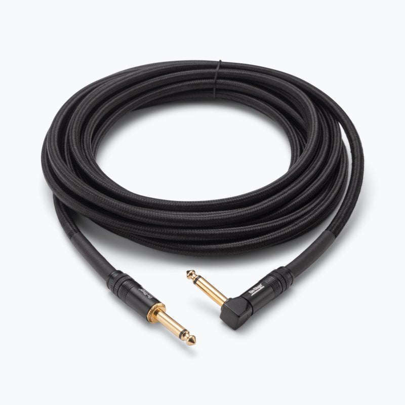 Production-Grade Braided Instrument Cable (Right Angle to Straight)