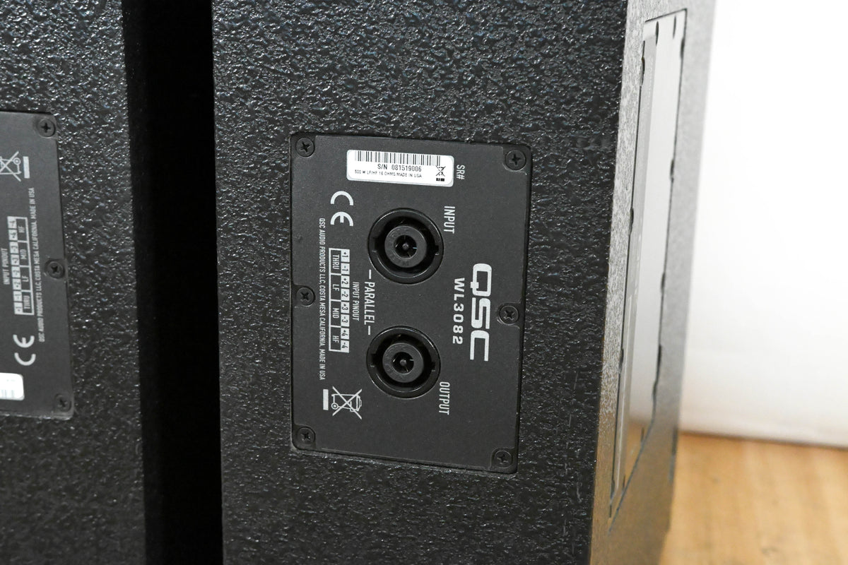QSC WL3082 WideLine-8 3-Way Line Array Loudspeaker (PAIR)