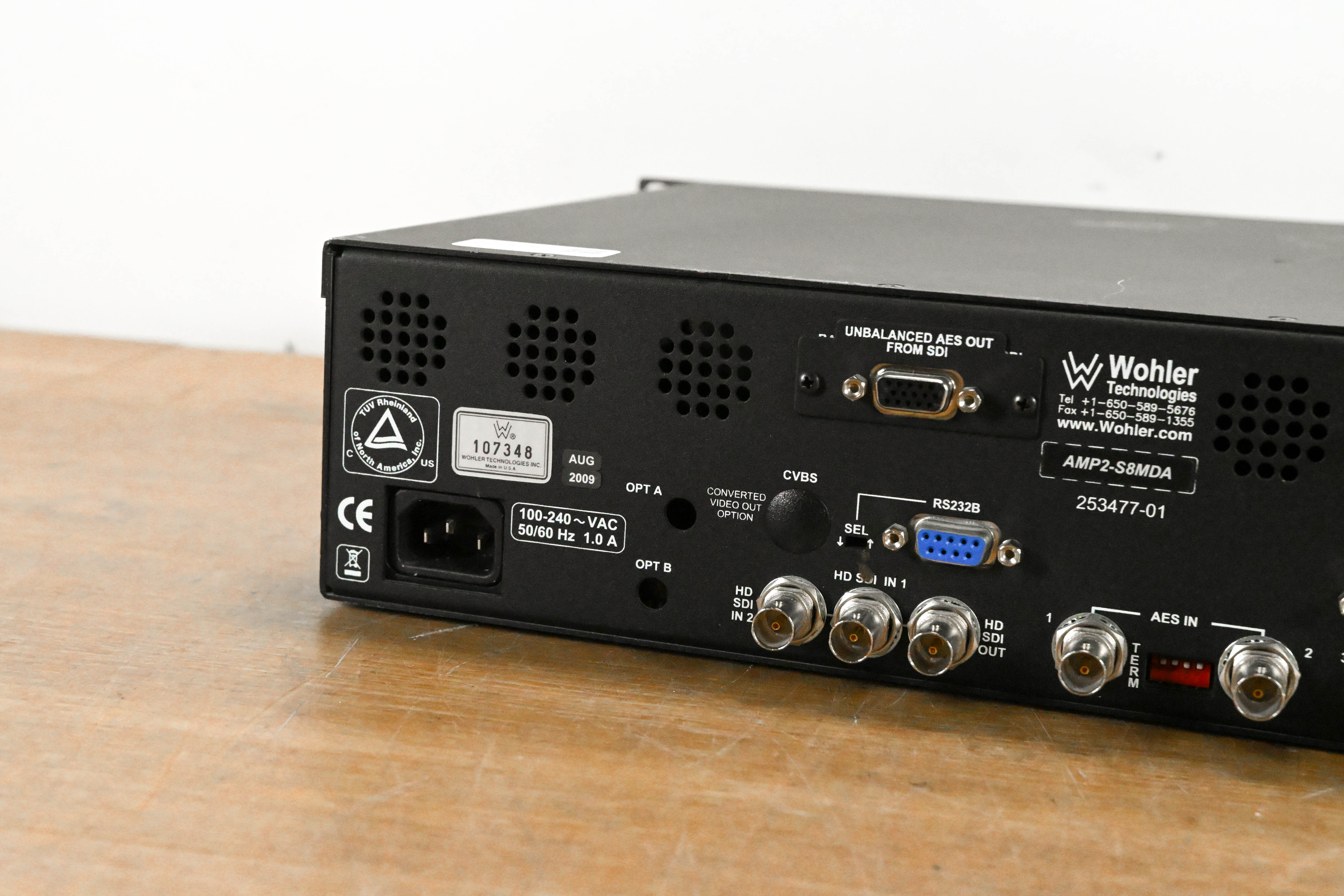 Wohler Technologies AMP2-S8MDA Multi-Format Audio Monitor