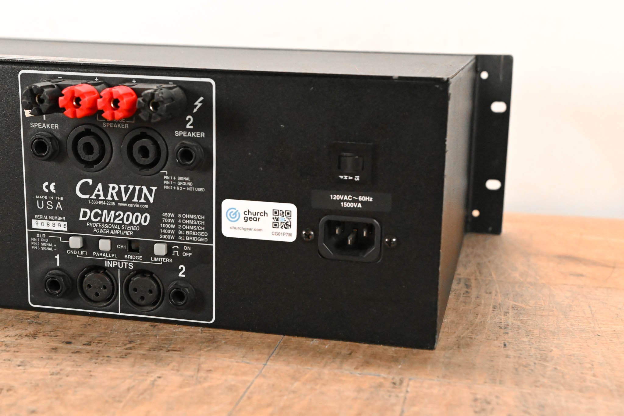 Carvin DCM2000 2-Channel Power Amplifier