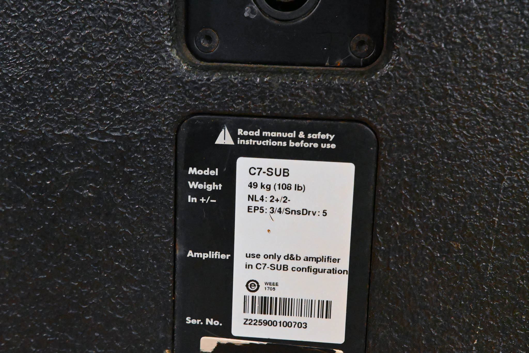 d&b audiotechnik C7-SUB Passive Subwoofer