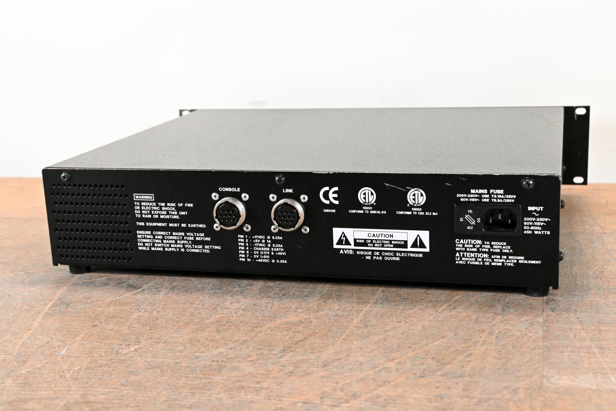 Soundcraft CPS-275 Console Power Supply