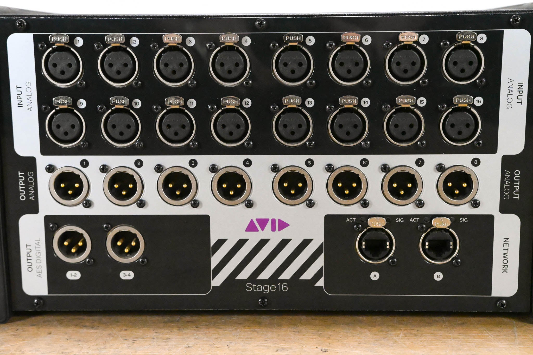 AVID Venue Stage 16 Remote I/O Stage Rack for S3L Digital Mixing System
