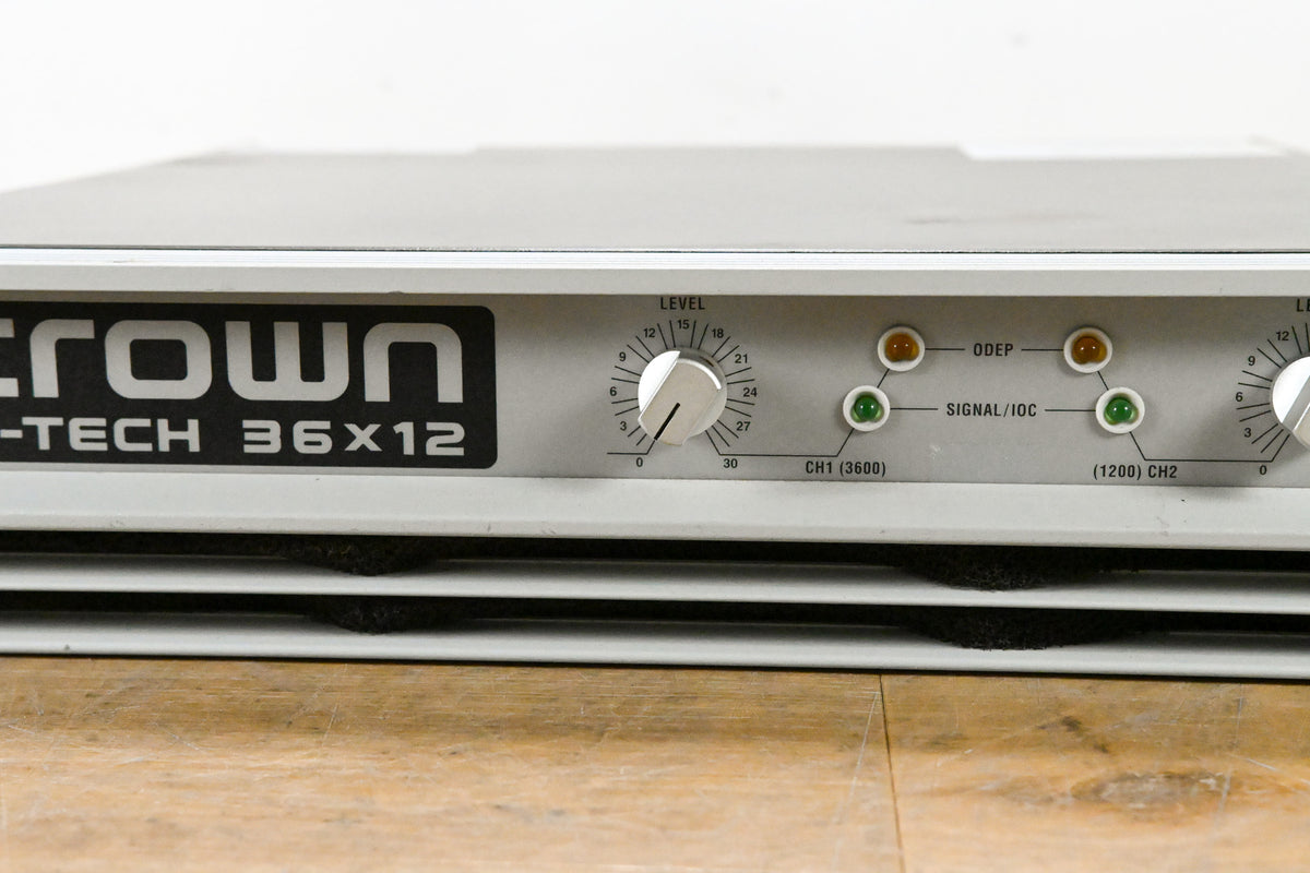 Crown Macro-Tech 36x12 2-Channel Power Amplifier