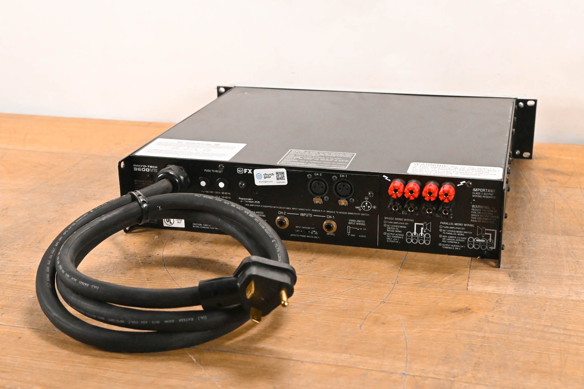 Crown Macro-Tech 3600VZ 2-Channel Power Amplifier