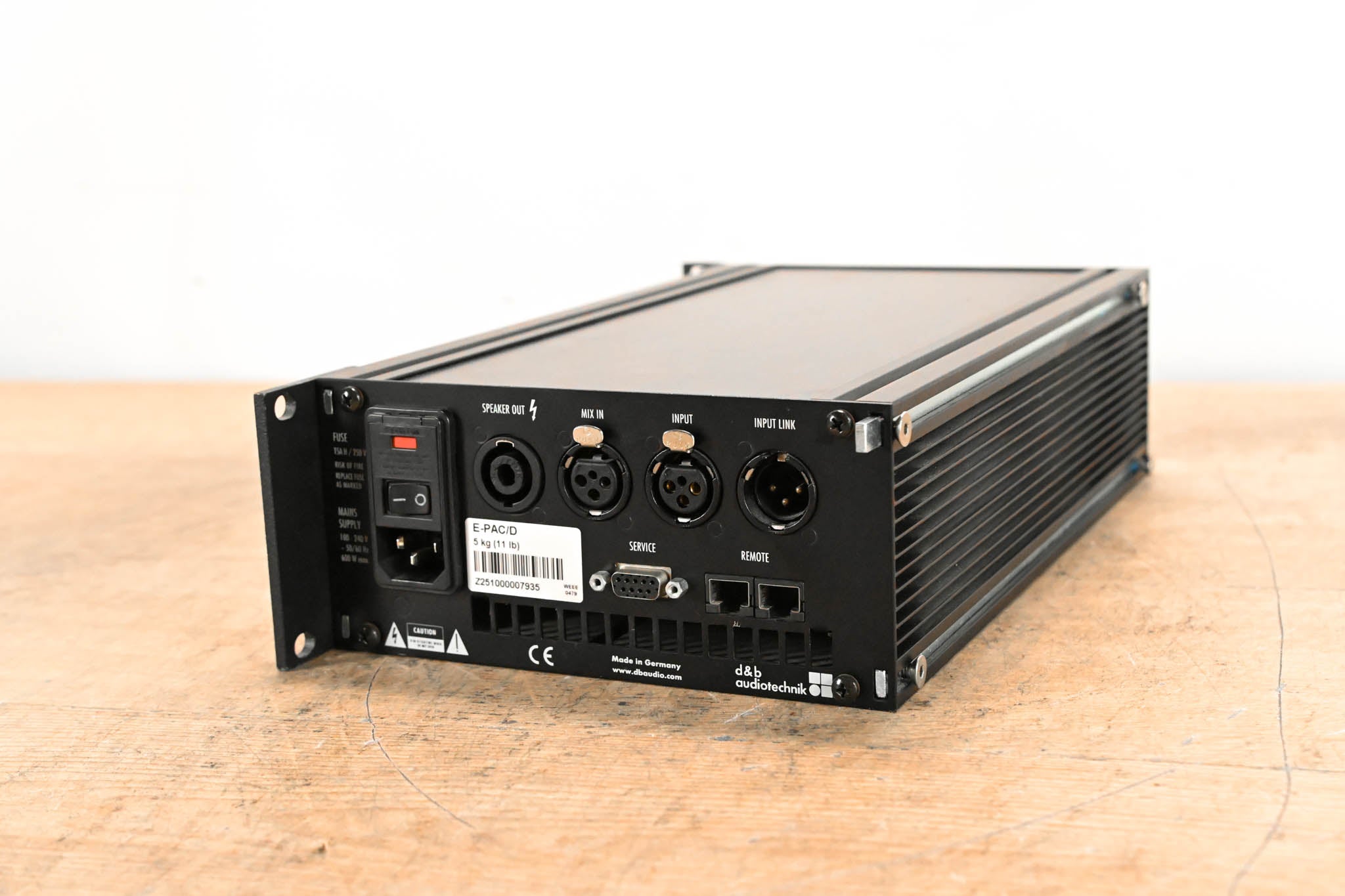 d&b audiotechnik E-PAC Single-Channel Power Amplifier Controller