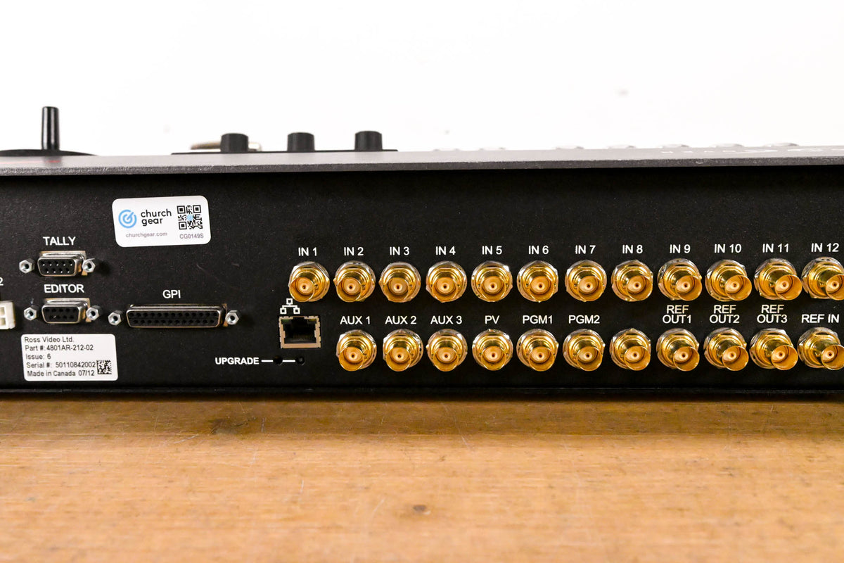 Ross Crossover 12 Solo Video Switcher and Controller (NO POWER SUPPLY)