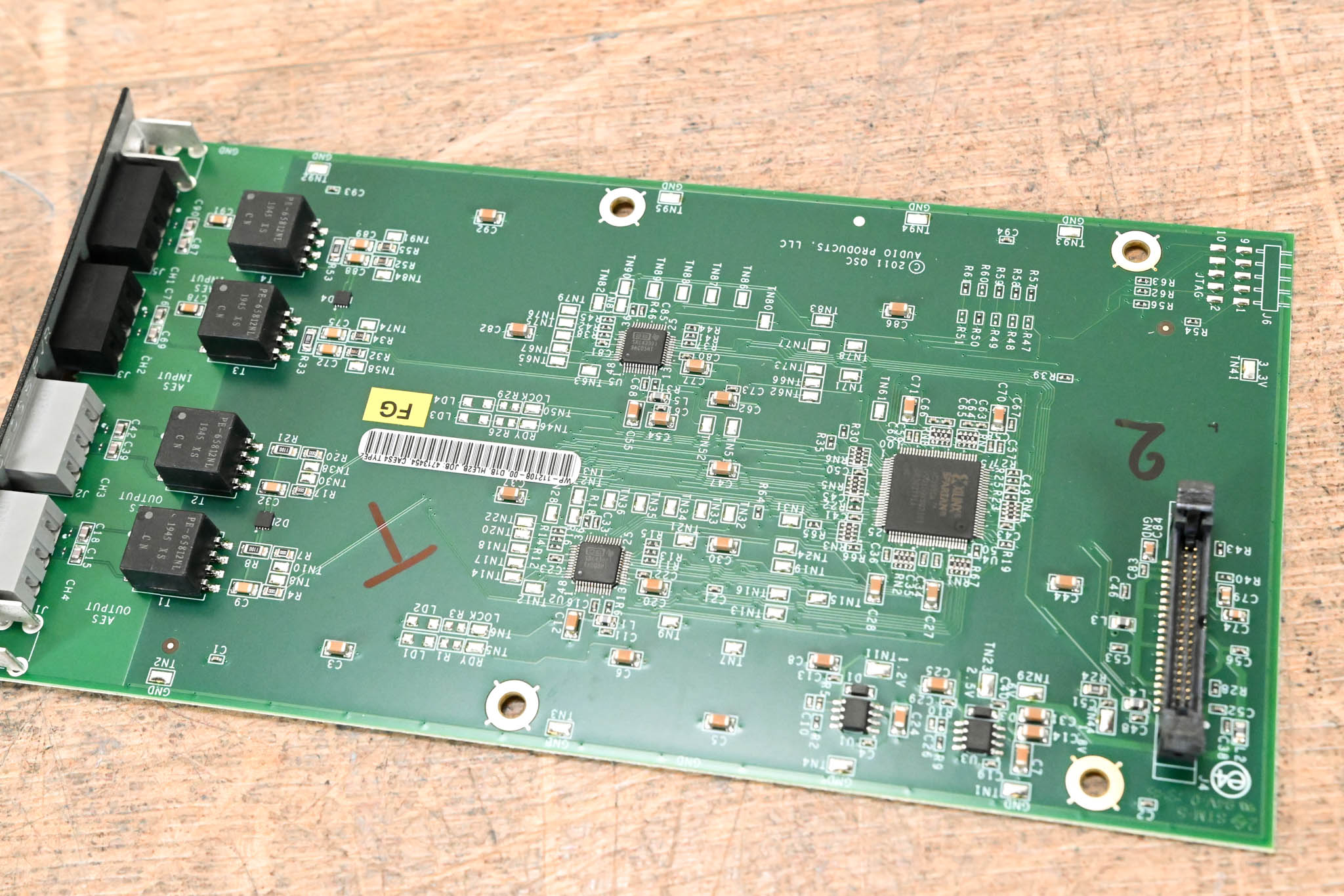 QSC CAES4 Q-SYS AES-3 Digital Input/Output Card