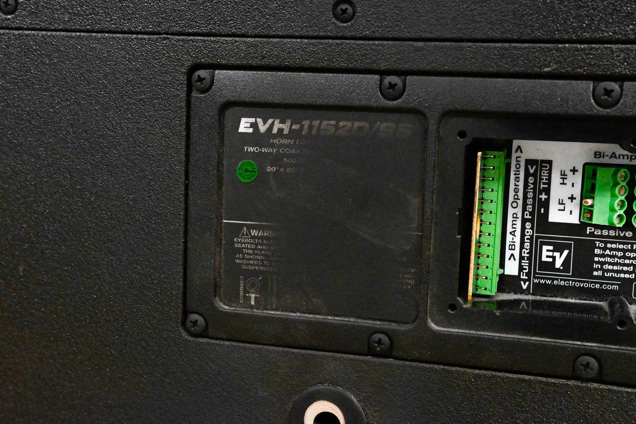 Electro-Voice (EV) EVH-1152D/96 15" Point-Source Loudspeaker (PAIR)