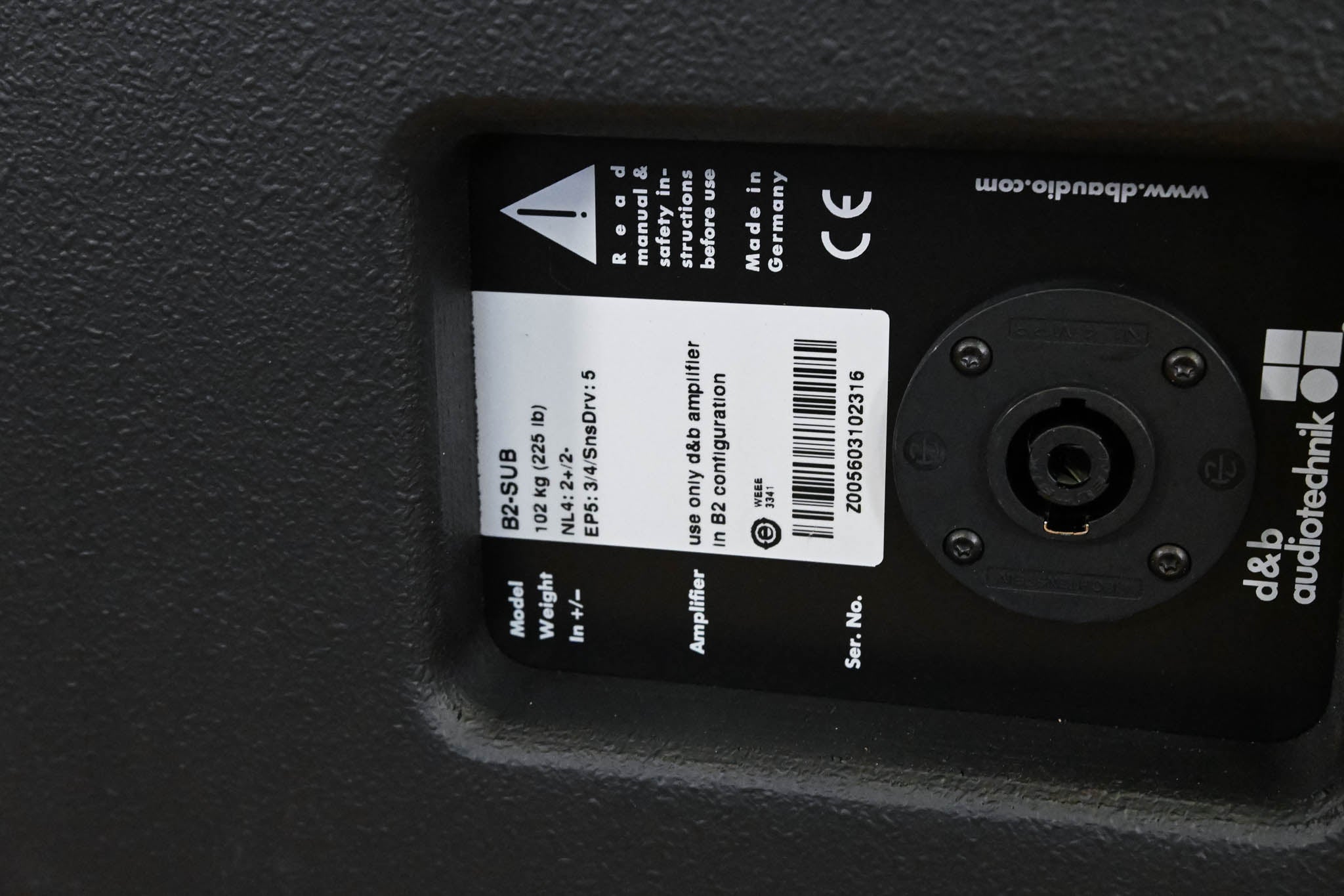 d&b audiotechnik B2-SUB 2 x 18" Passive Subwoofer