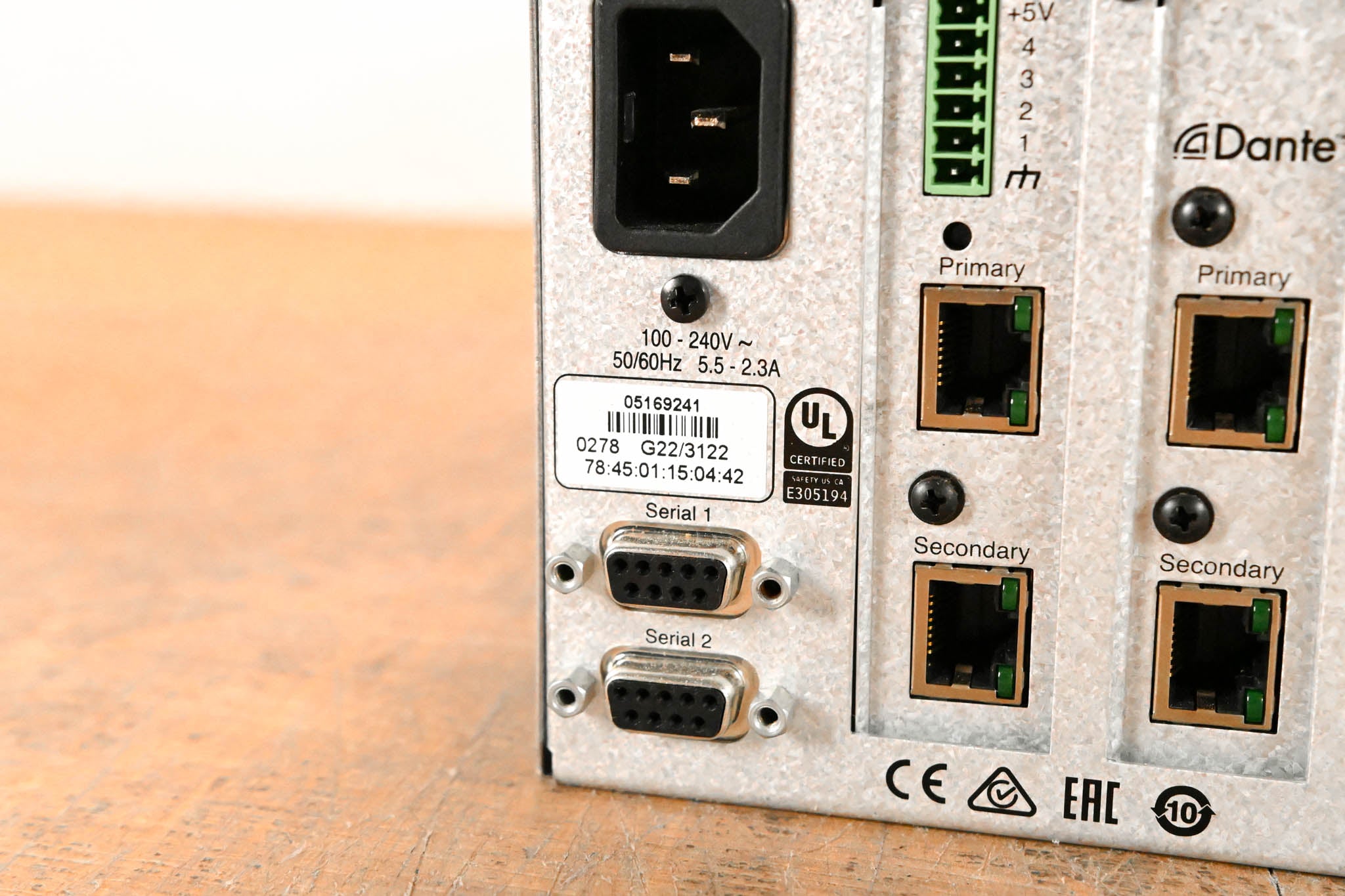 Biamp Tesira SERVER-IO Digital Audio Network Server
