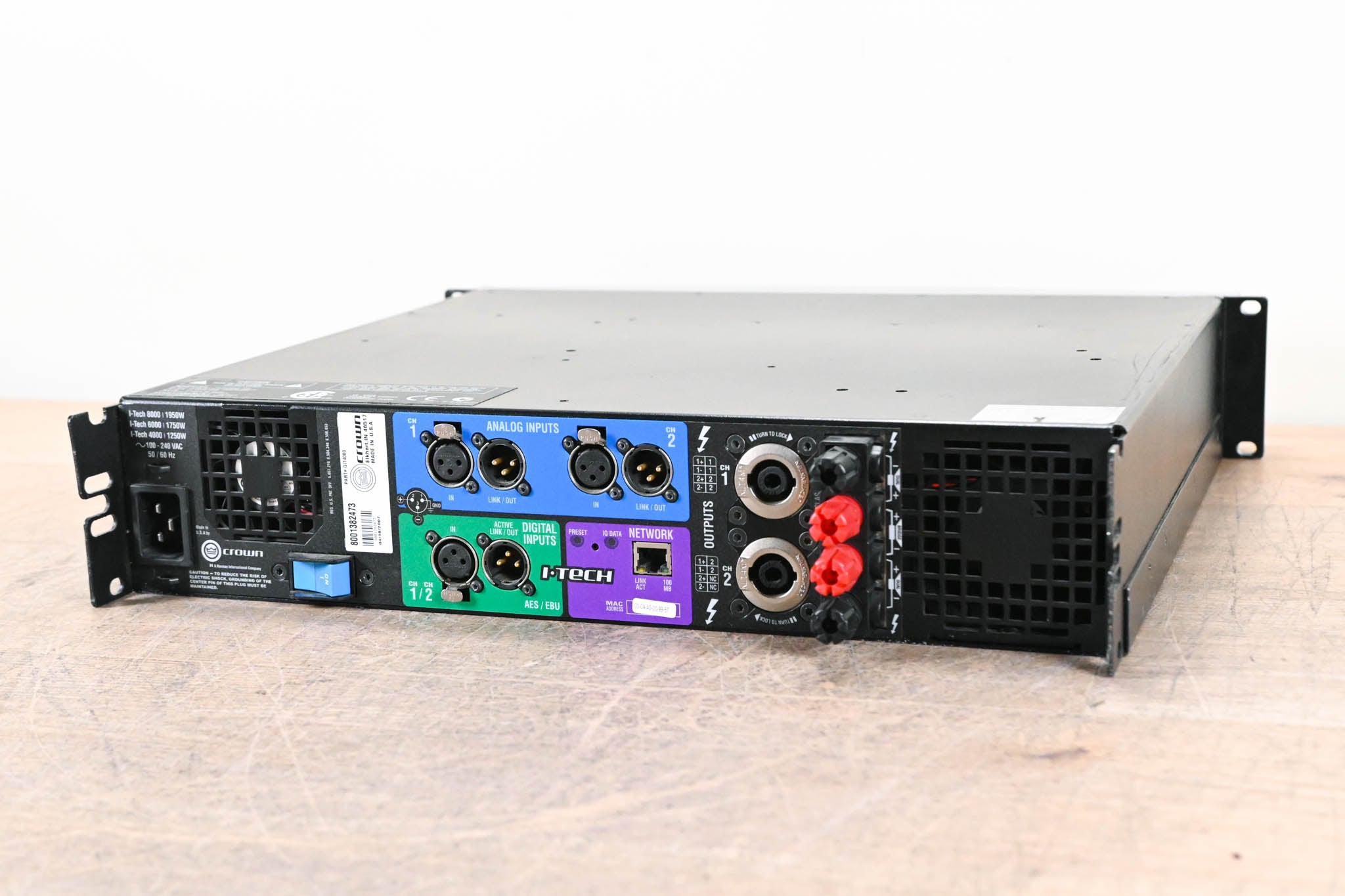 Crown I-Tech 4000 2-Channel Power Amplifier