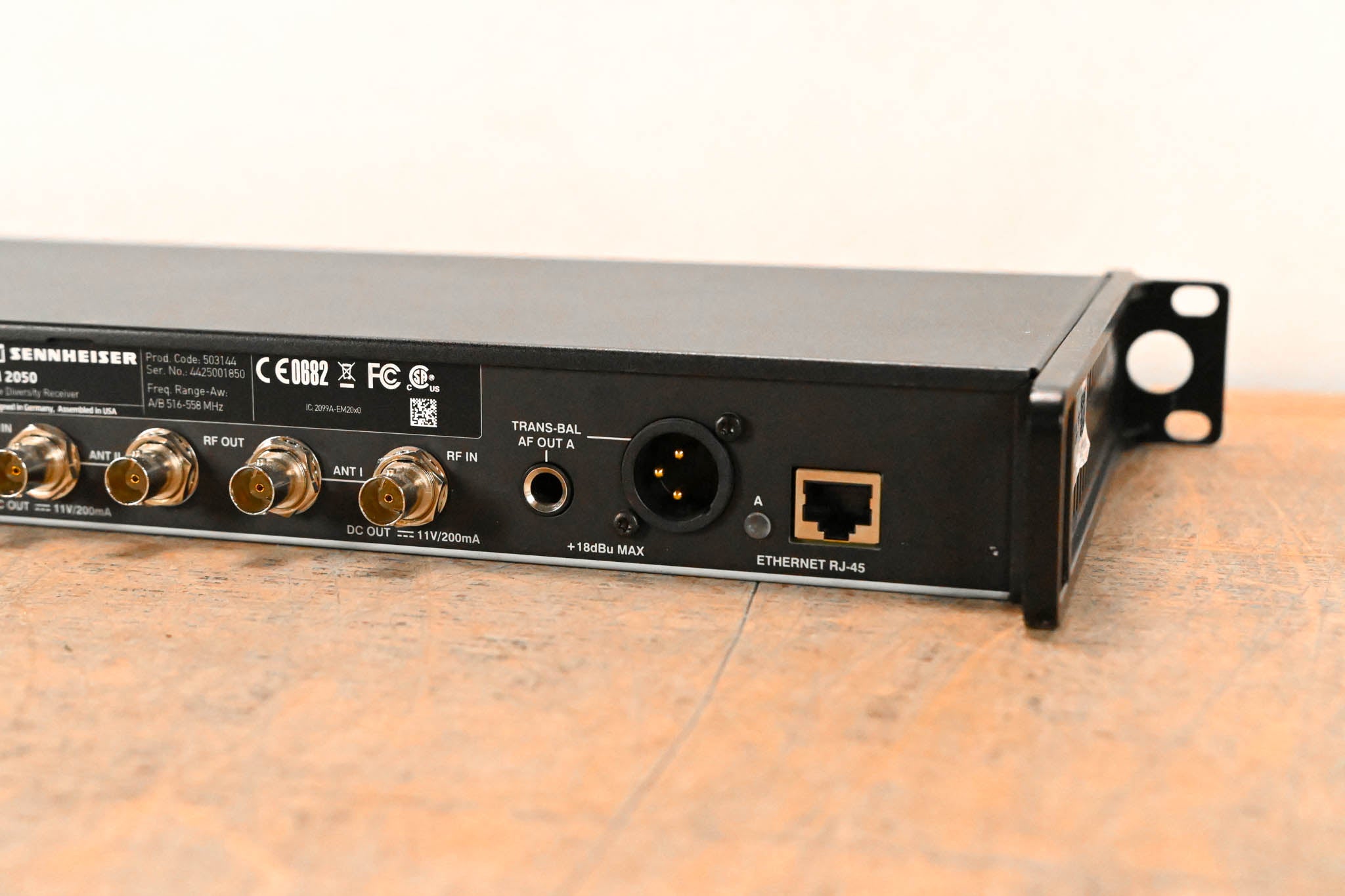 Sennheiser EM 2050 Dual-Channel Wireless Receiver Aw Range: 516-558 MHz