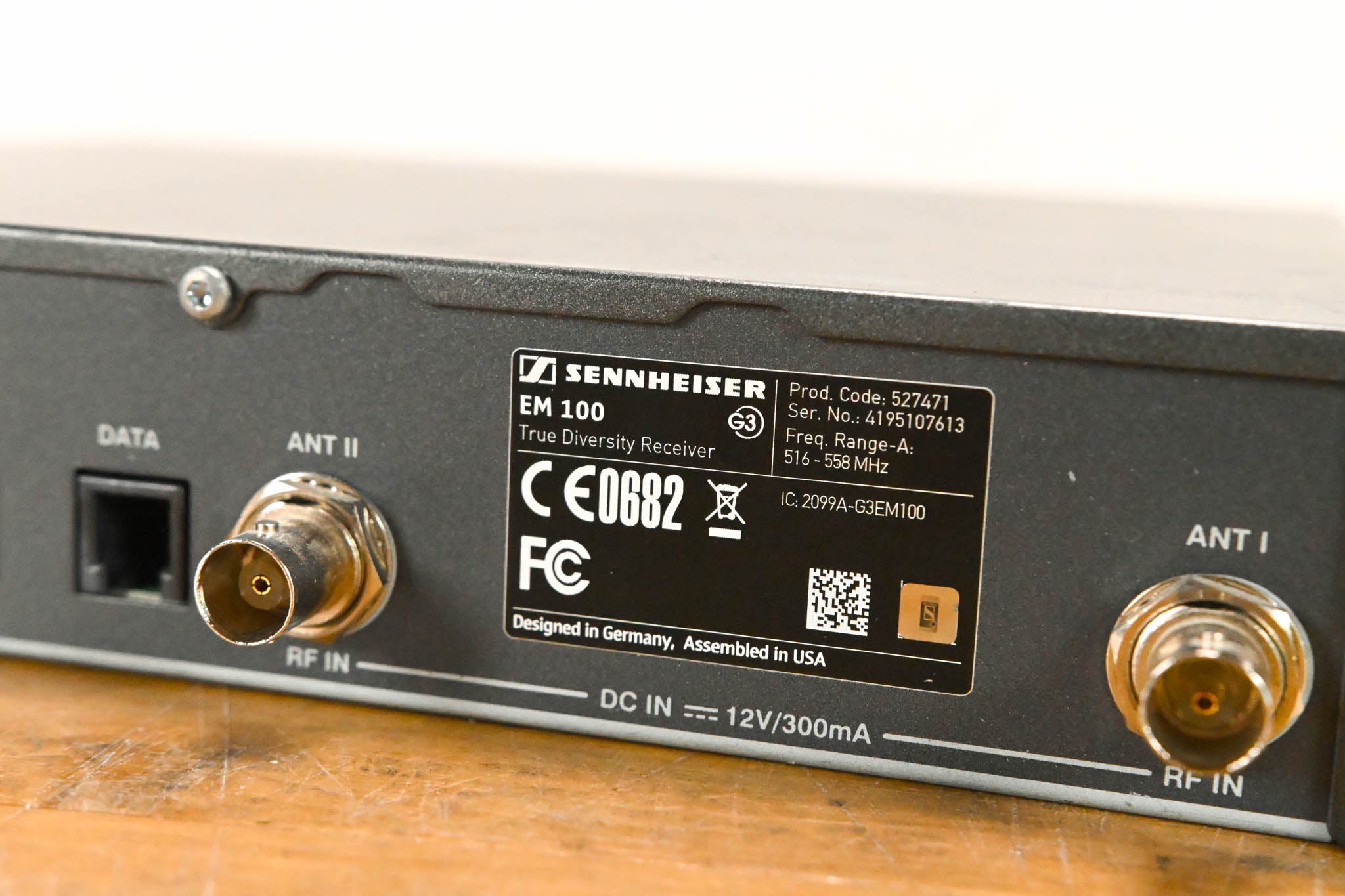 Sennheiser ew 100 G3 Bodypack Wireless System - A Range NO POWER SUPPLY