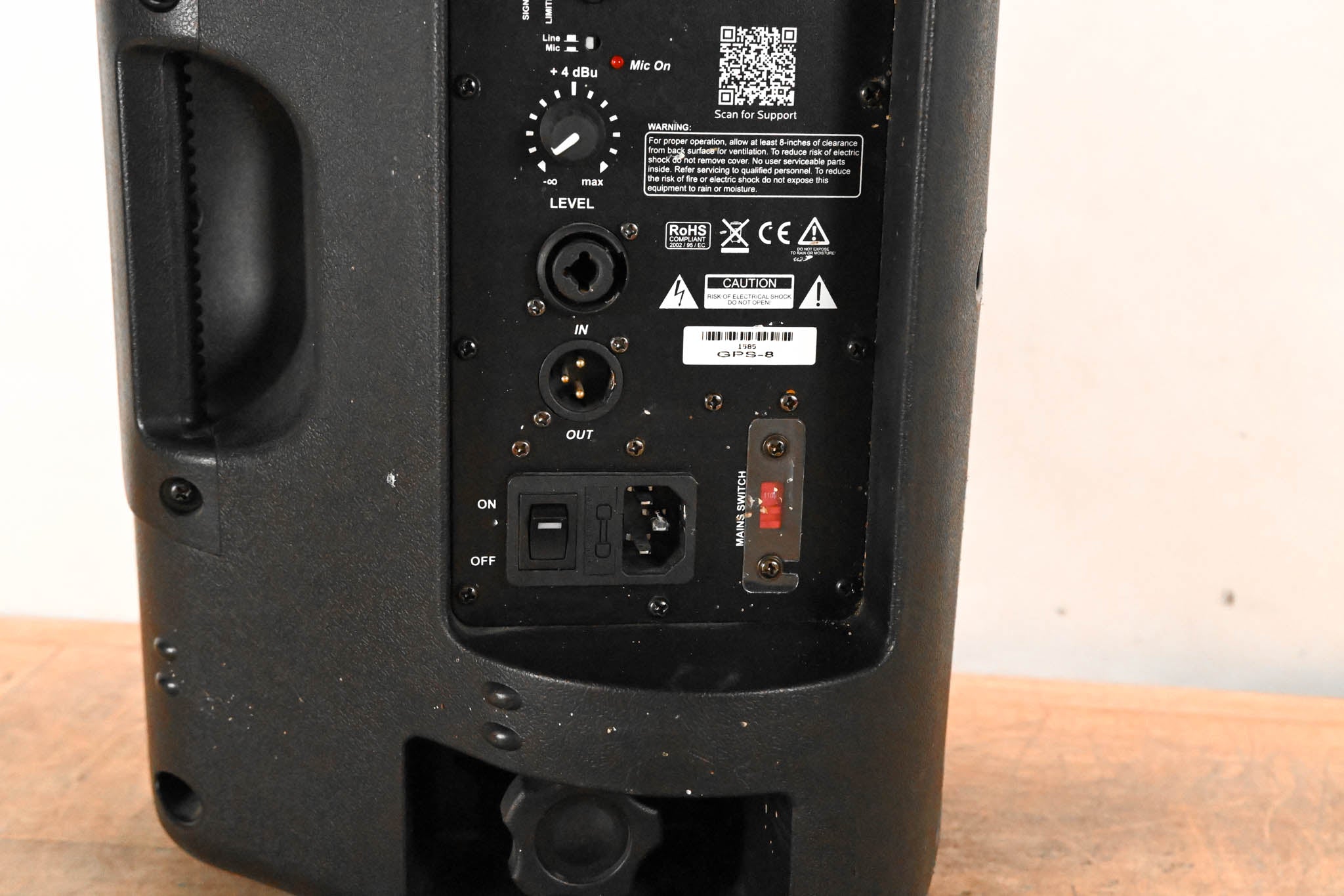 Galaxy Audio GPS-8 8" 200W Powered Personal Monitor