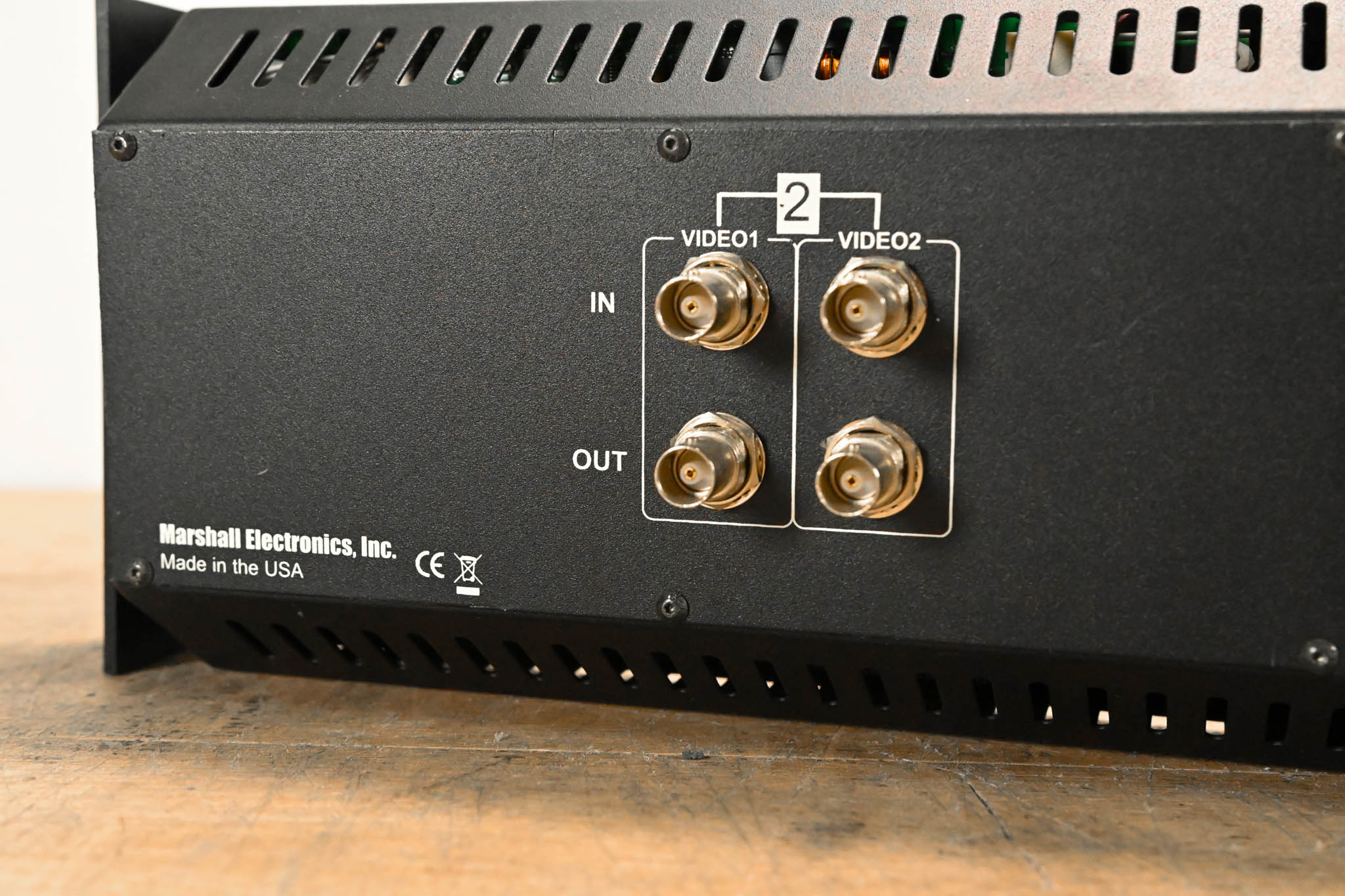 Marshall V-R72DP-2C Dual 7" Rackmount LCD Monitors (NO POWER SUPPLY)