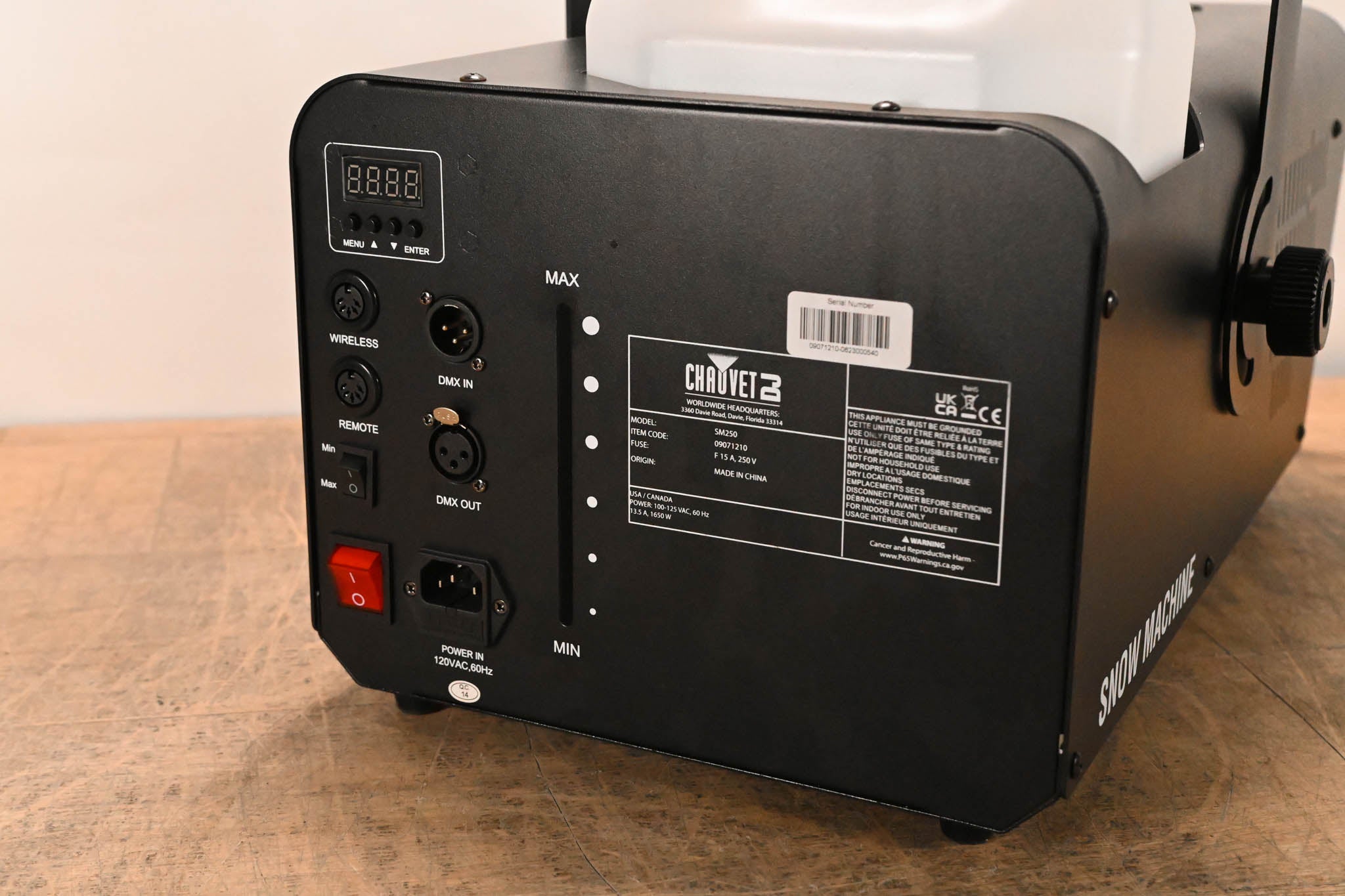 Chauvet SM250 Snow Machine