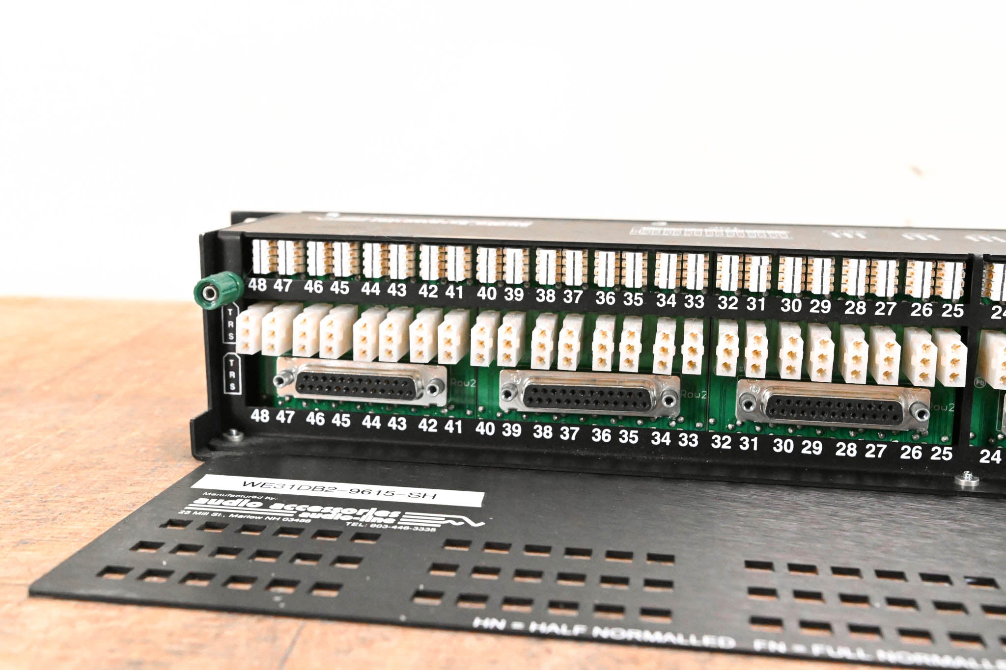 Audio Accessories WE31DB2-9615-SH 2x48 1.5RU TT Patchbay