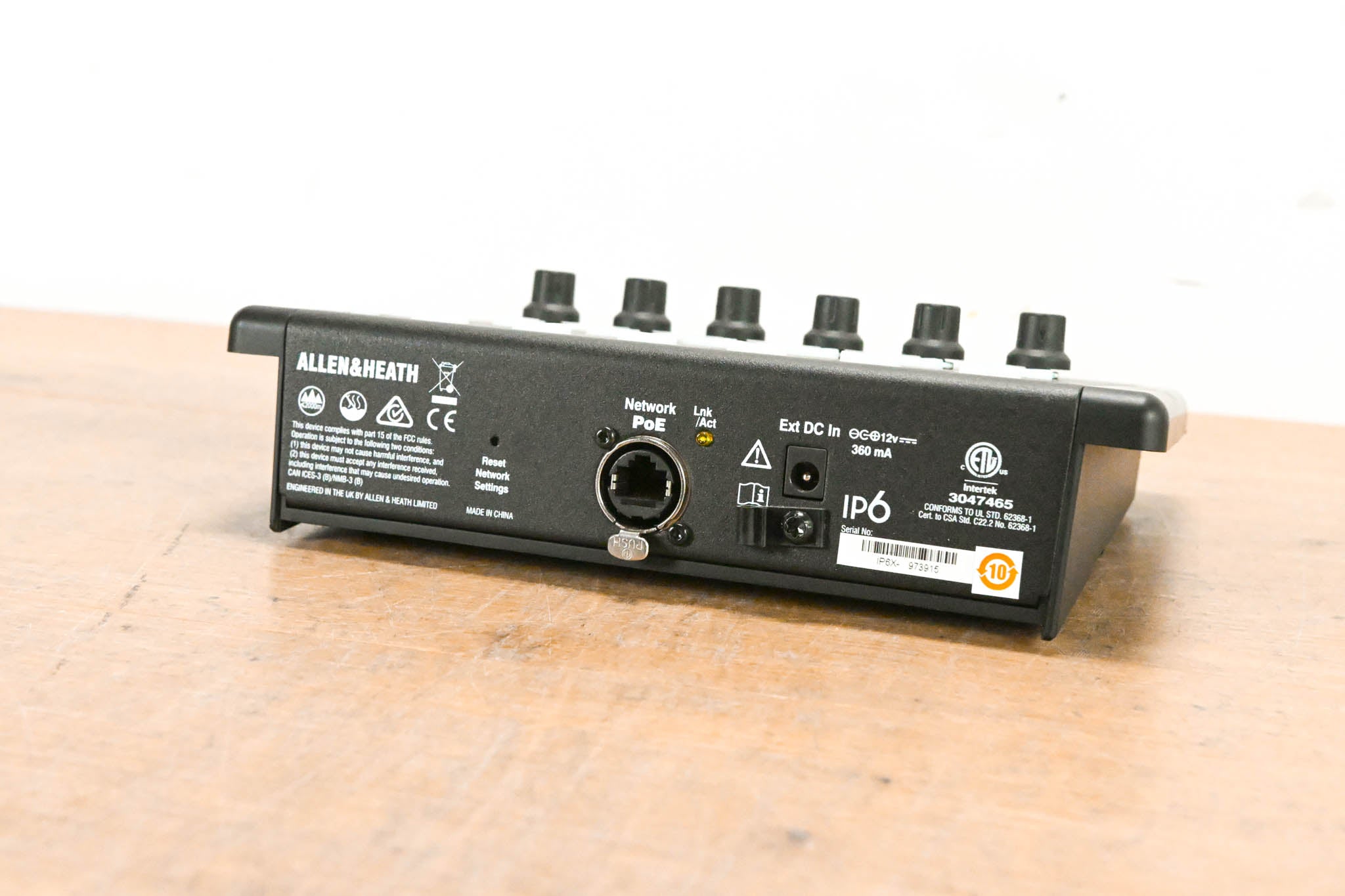 Allen & Heath IP6 Six Rotary Remote Controller for dLive/Avantis/AHM