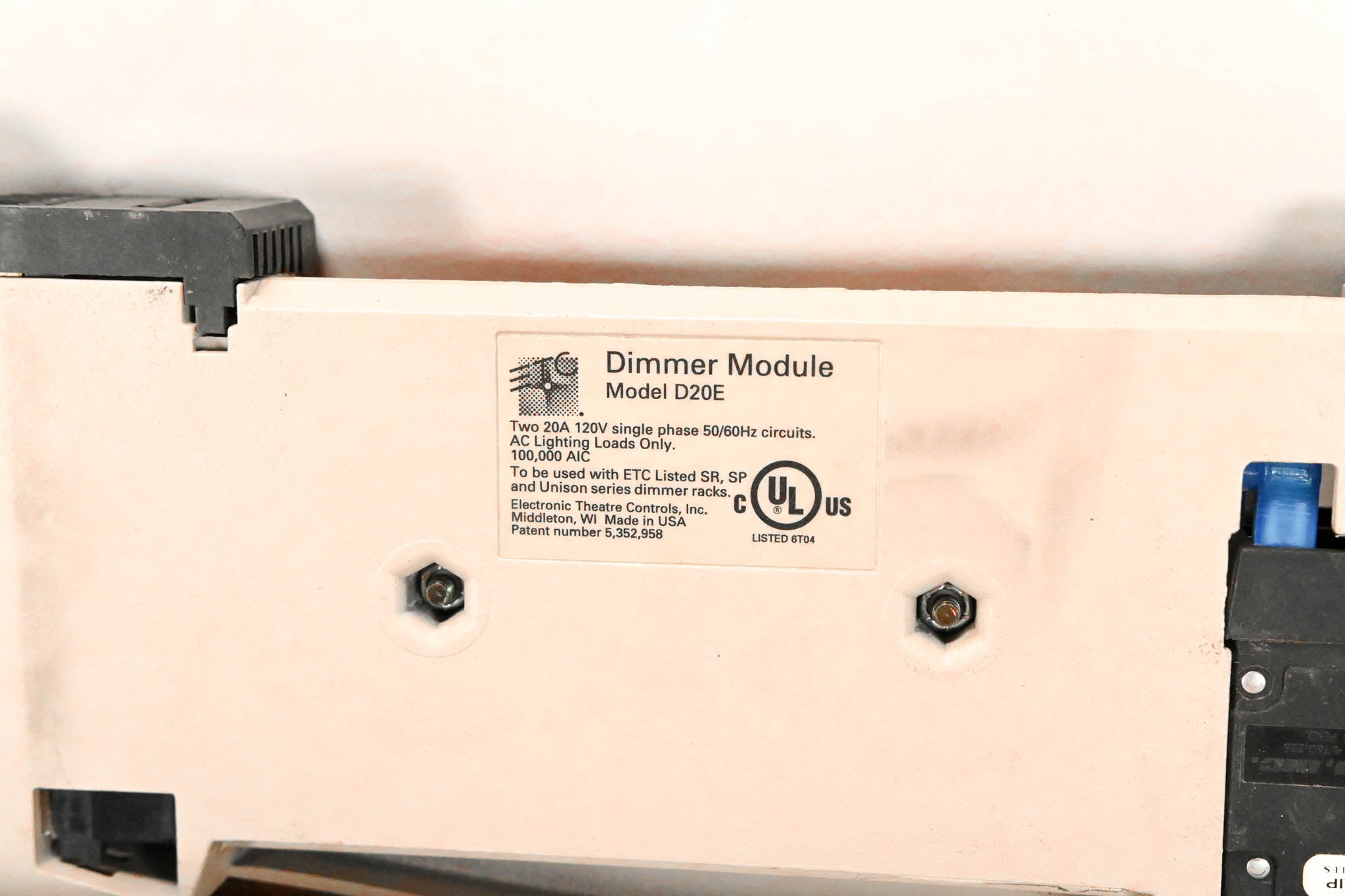 ETC D20E Dual 20A Dimmer Module (Pack of 4)