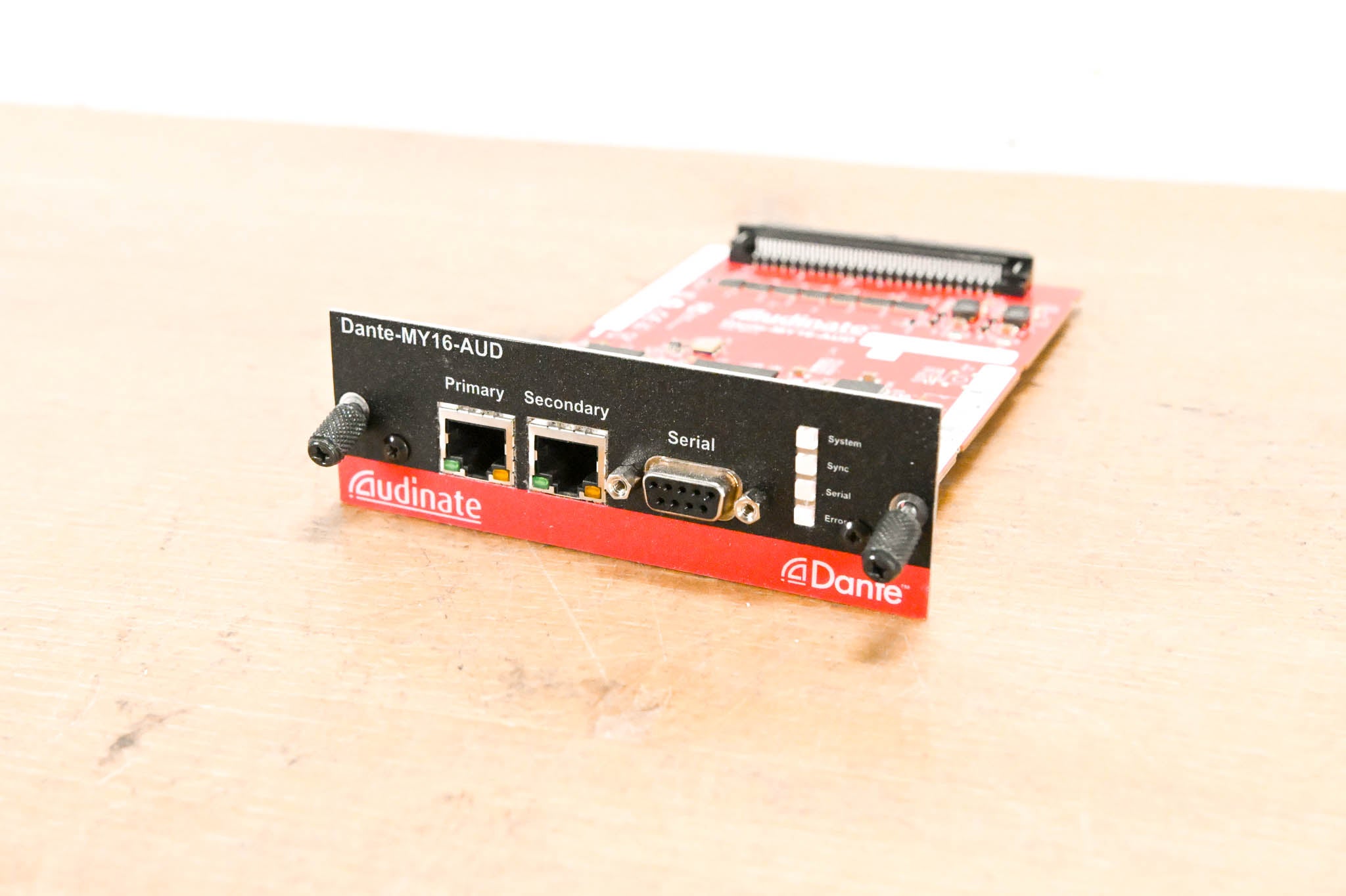 AUDINATE DANTE-MY16-AUD ① Audinate Dante-MY16-AUD 16-Channel Dante Network I/O Card CG013QE