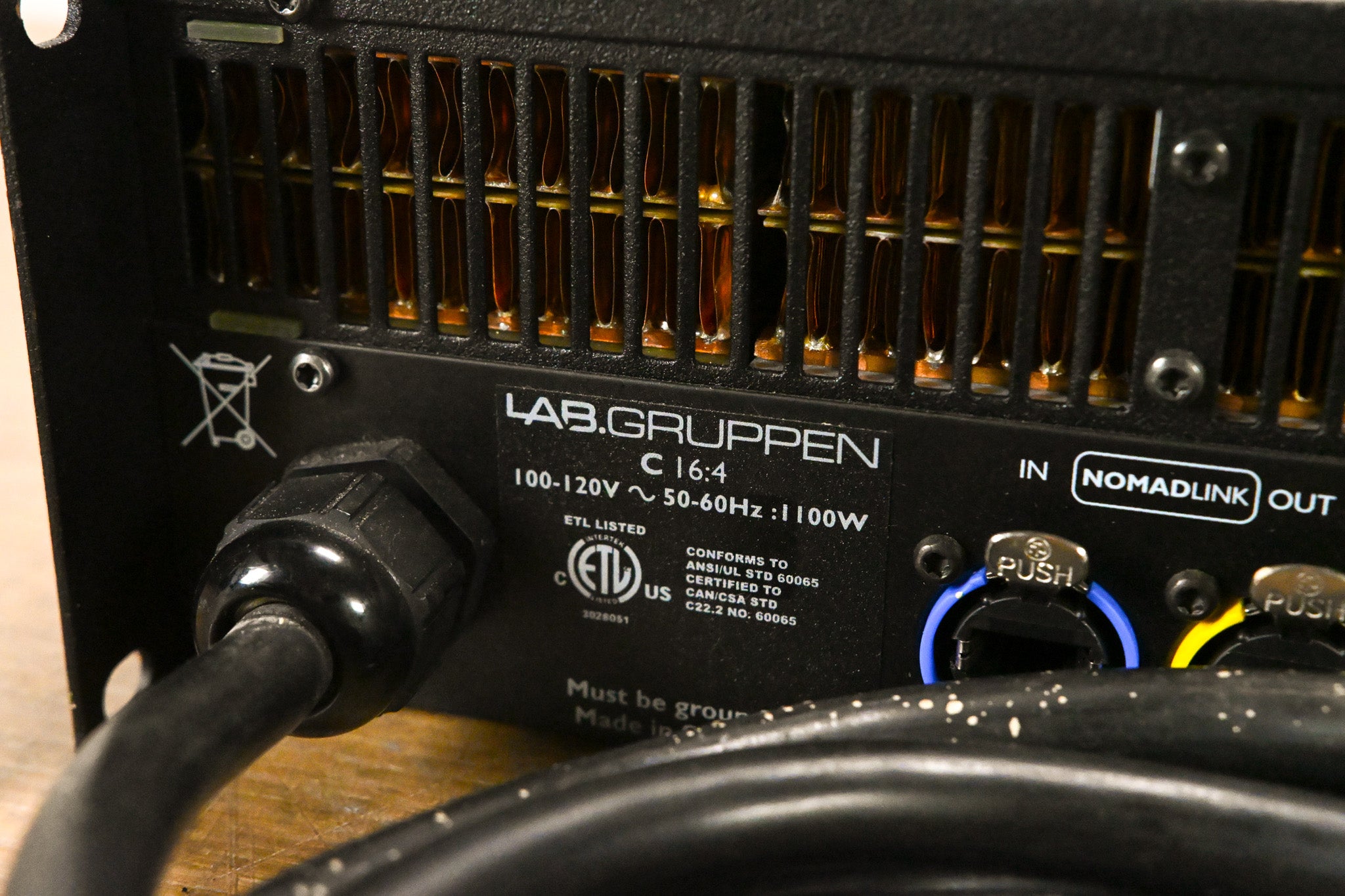 Lab Gruppen C 16:4 1600W Four-Channel Power Amplifier