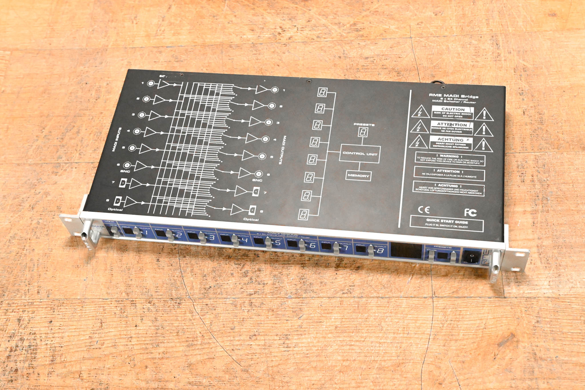 RME MADI Bridge 8 x 64-Channel MADI Switcher/Router