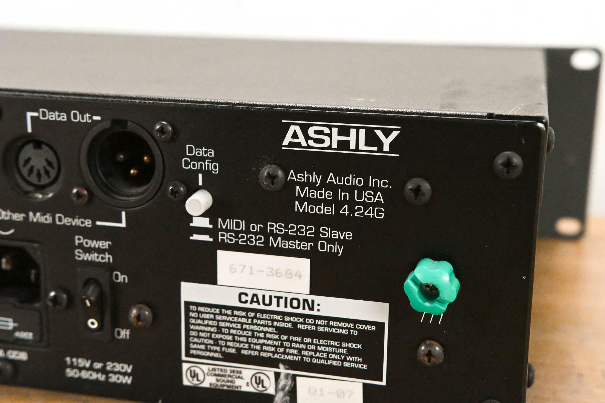 Ashly Protea System II 4.24G 4-Channel Digital Graphic Equalizer