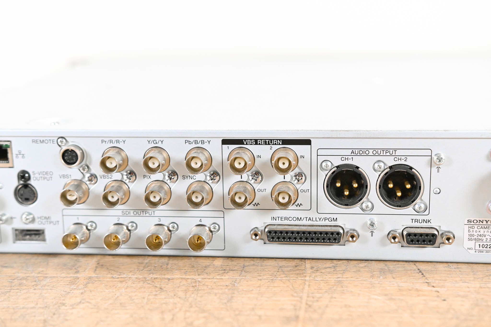 Sony HXCU-D70 Camera Control Unit for HXC-D70 HD/SD Camera CG007RA