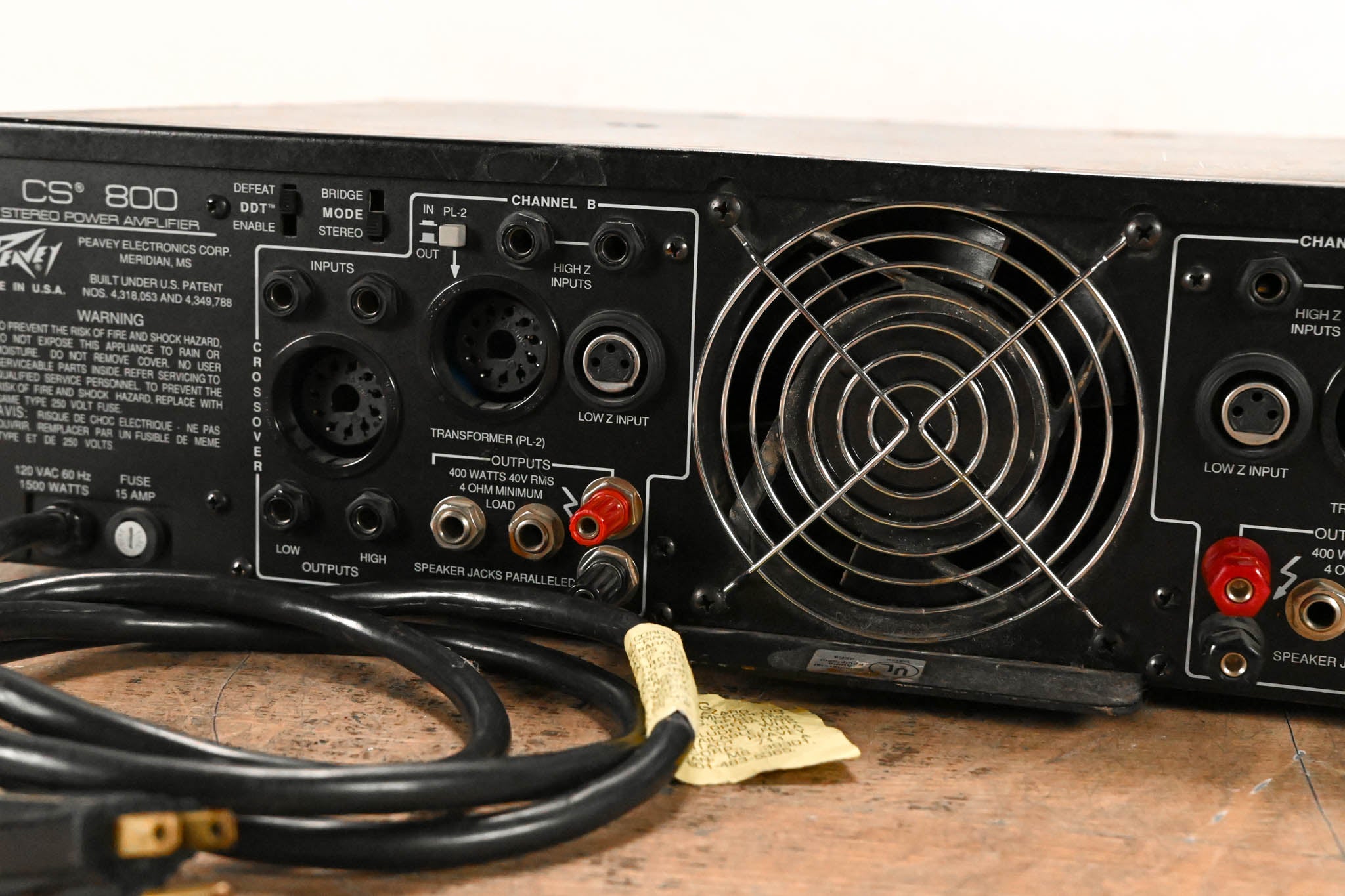Peavey CS-800 2-Channel Power Amplifier