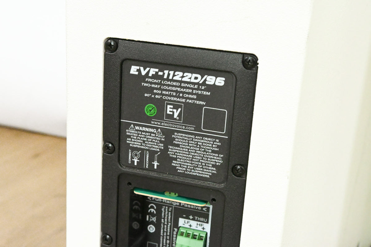 Electro-Voice (EV) EVF-1122D/96 12" Two‑Way Full‑Range Speaker (PAIR)
