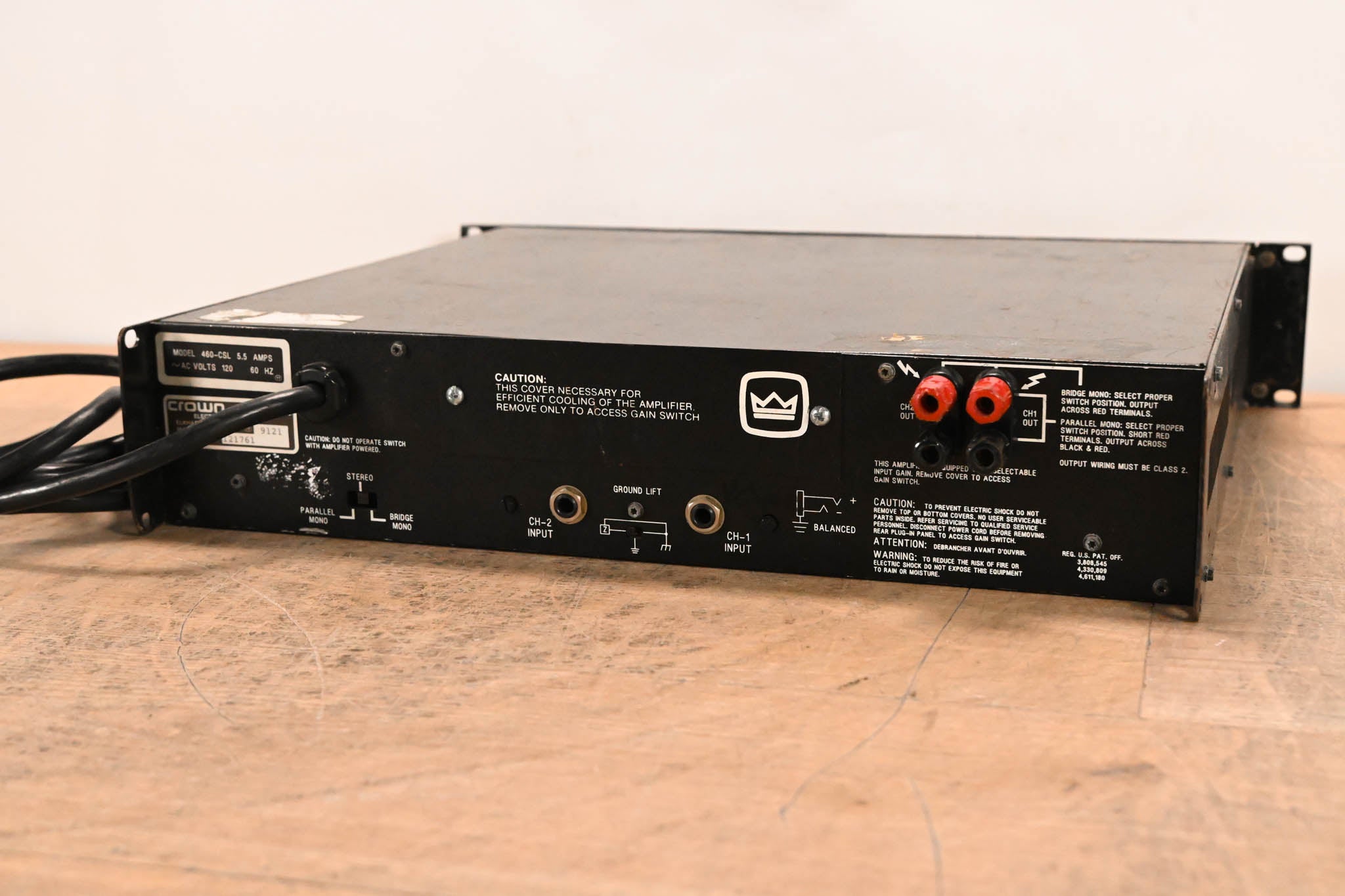 Crown 460 CSL 2-Channel Power Amplifier