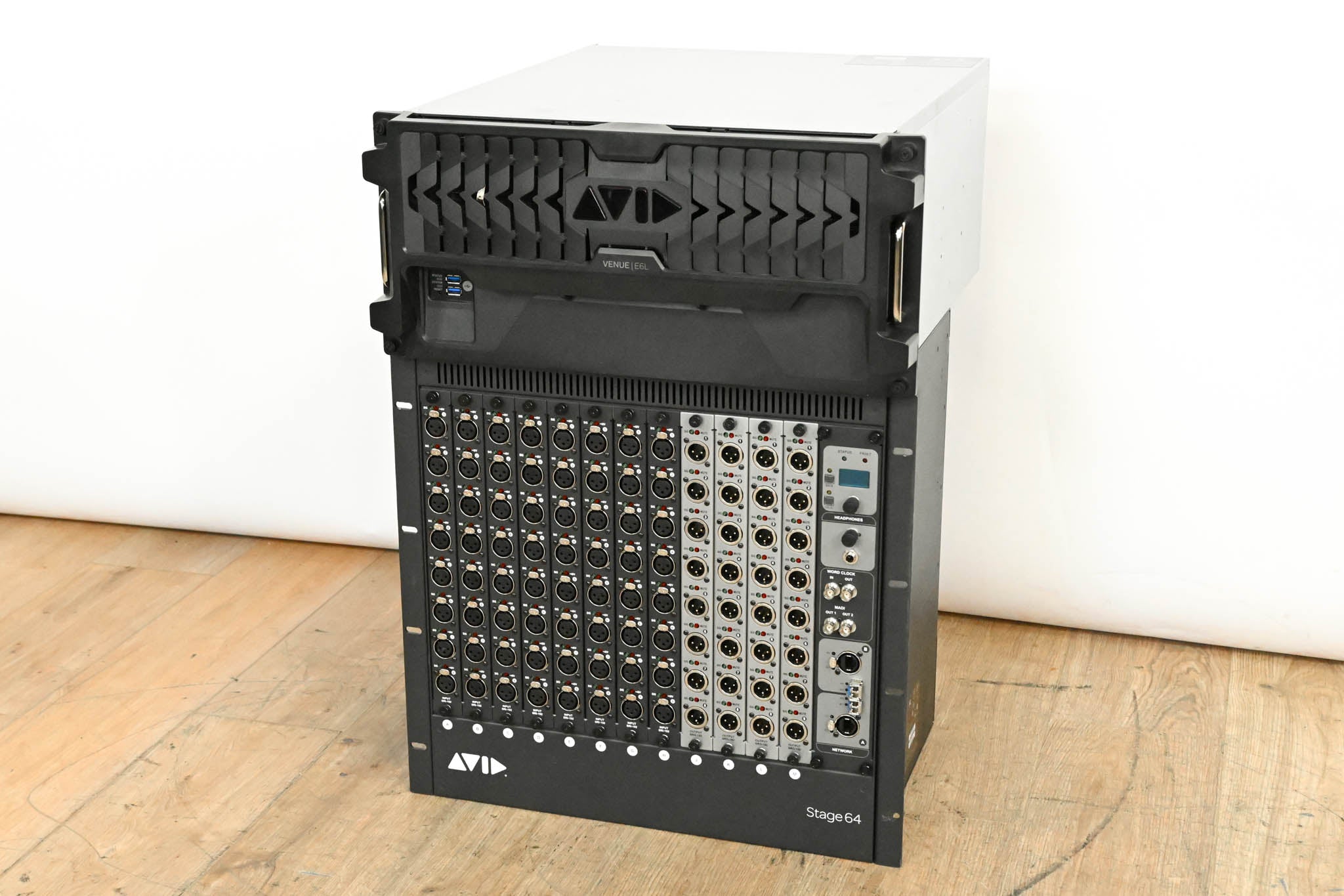 AVID VENUE S6L-24D Surface with E6L-112 Engine & Stage 64 64x32 I/O Rack