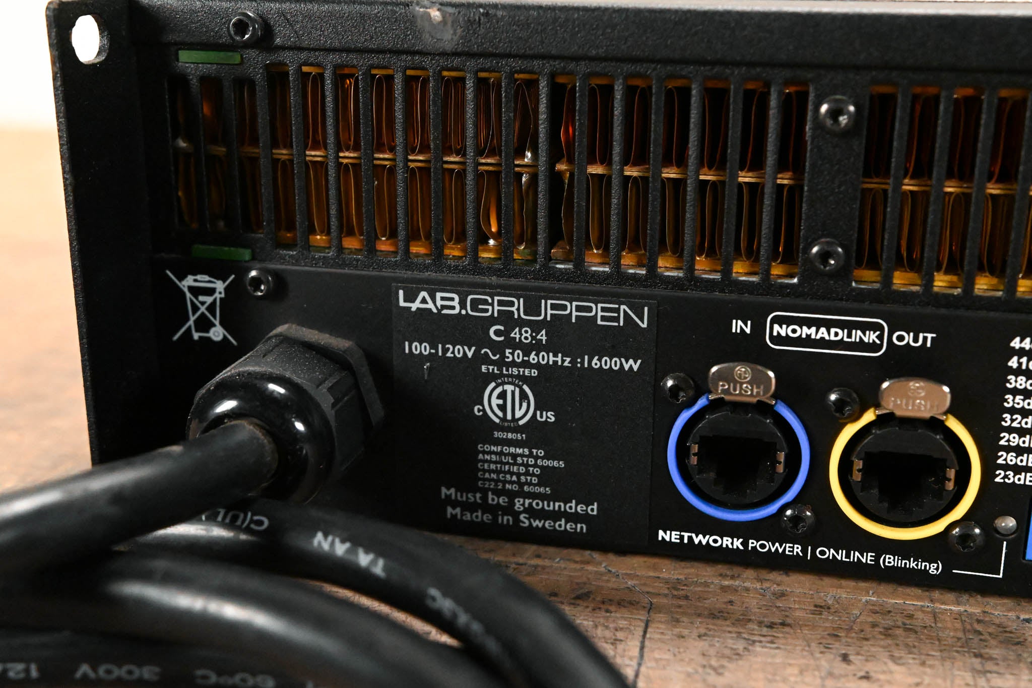 Lab Gruppen C 48:4 4800W 4-Channel Power Amplifier