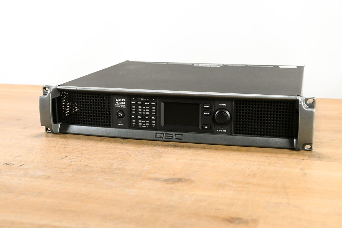 QSC CXD4.3Q 4-Channel Network Amplifier