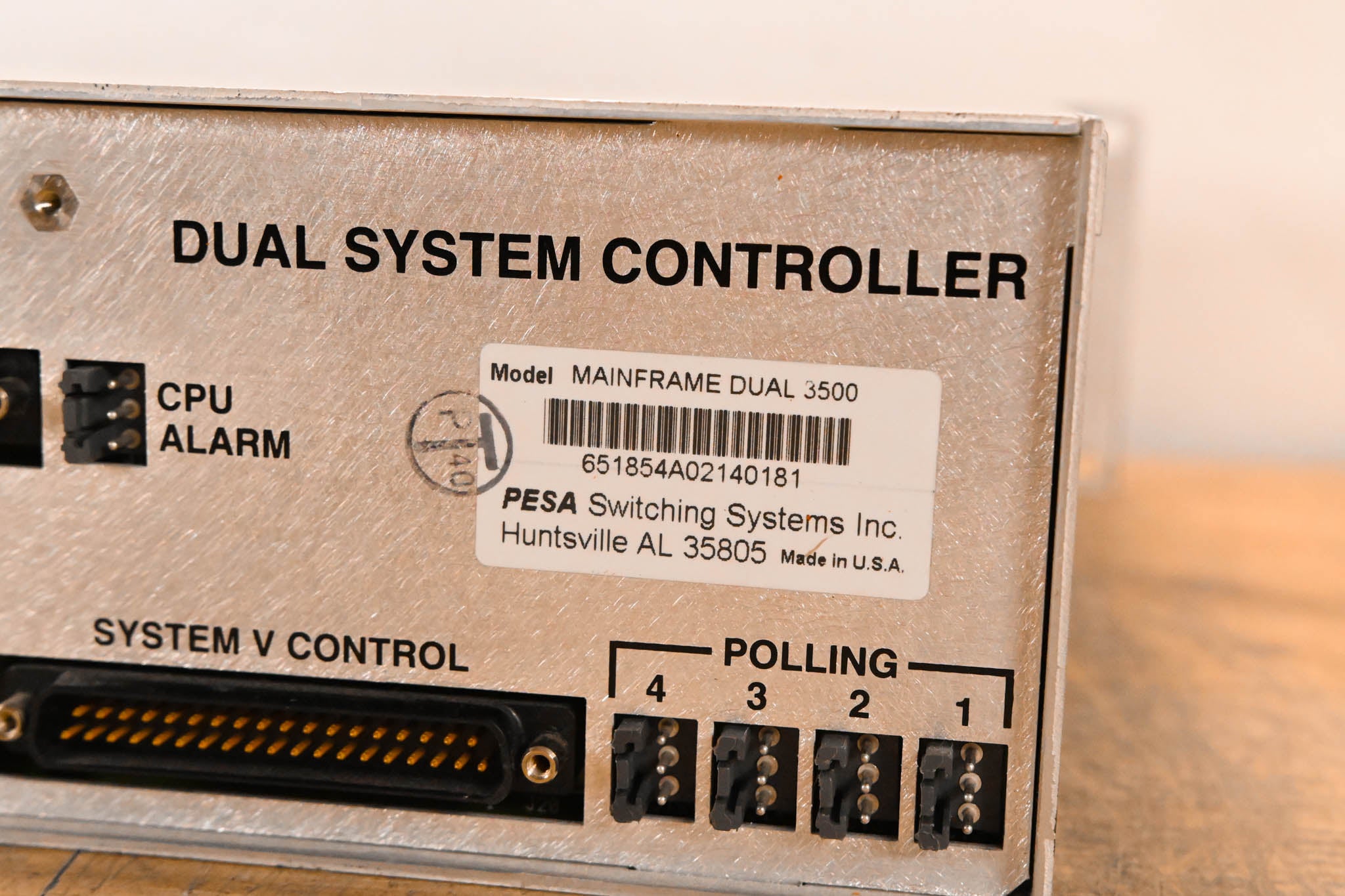 Pesa Mainframe Dual 3500 Dual System Controller w/ Cards