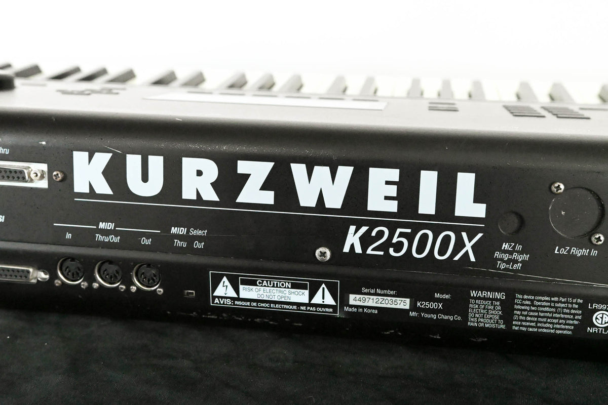 Kurzweil K2500X 88-Key Digital Workstation Synthesizer