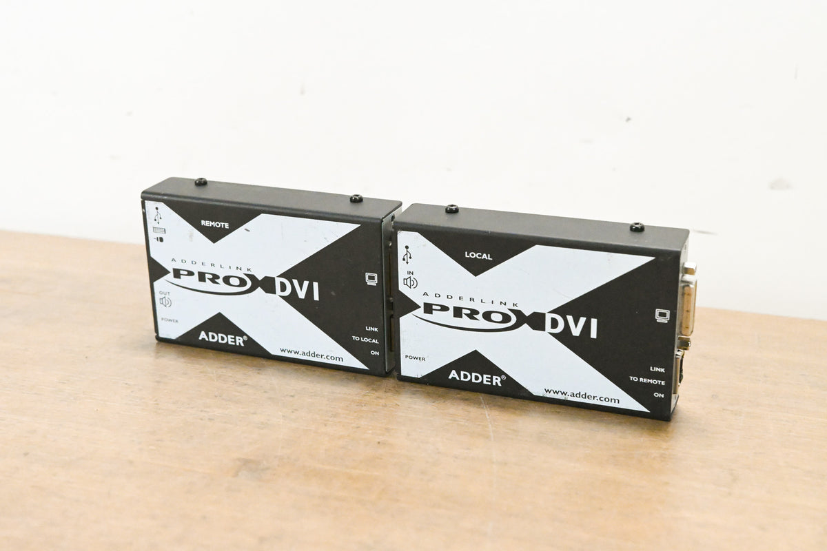 Adder AdderLink X-DVIPRO Single Link DVI/USB Extender (NO POWER SUPPLY)