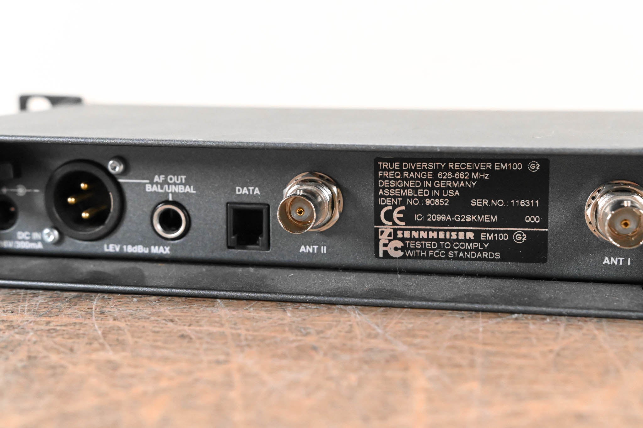 Sennheiser EM 100 G2 Wireless Receiver - B Range: 626-662 MHz