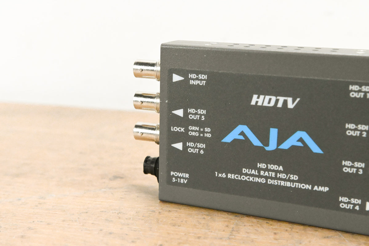 AJA HD10DA 1x6 Distribution Amplifier (NO POWER SUPPLY)