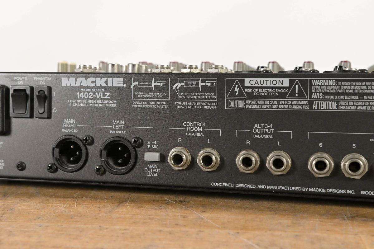 Mackie 1402-VLZ Micro Series 14-Channel Audio Mixer
