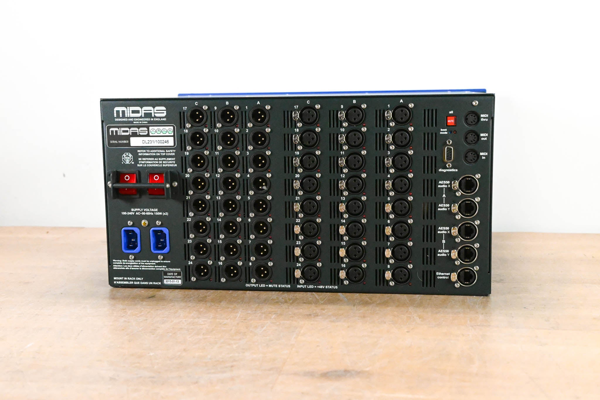 Midas DL231 24x24 Active Microphone Splitter