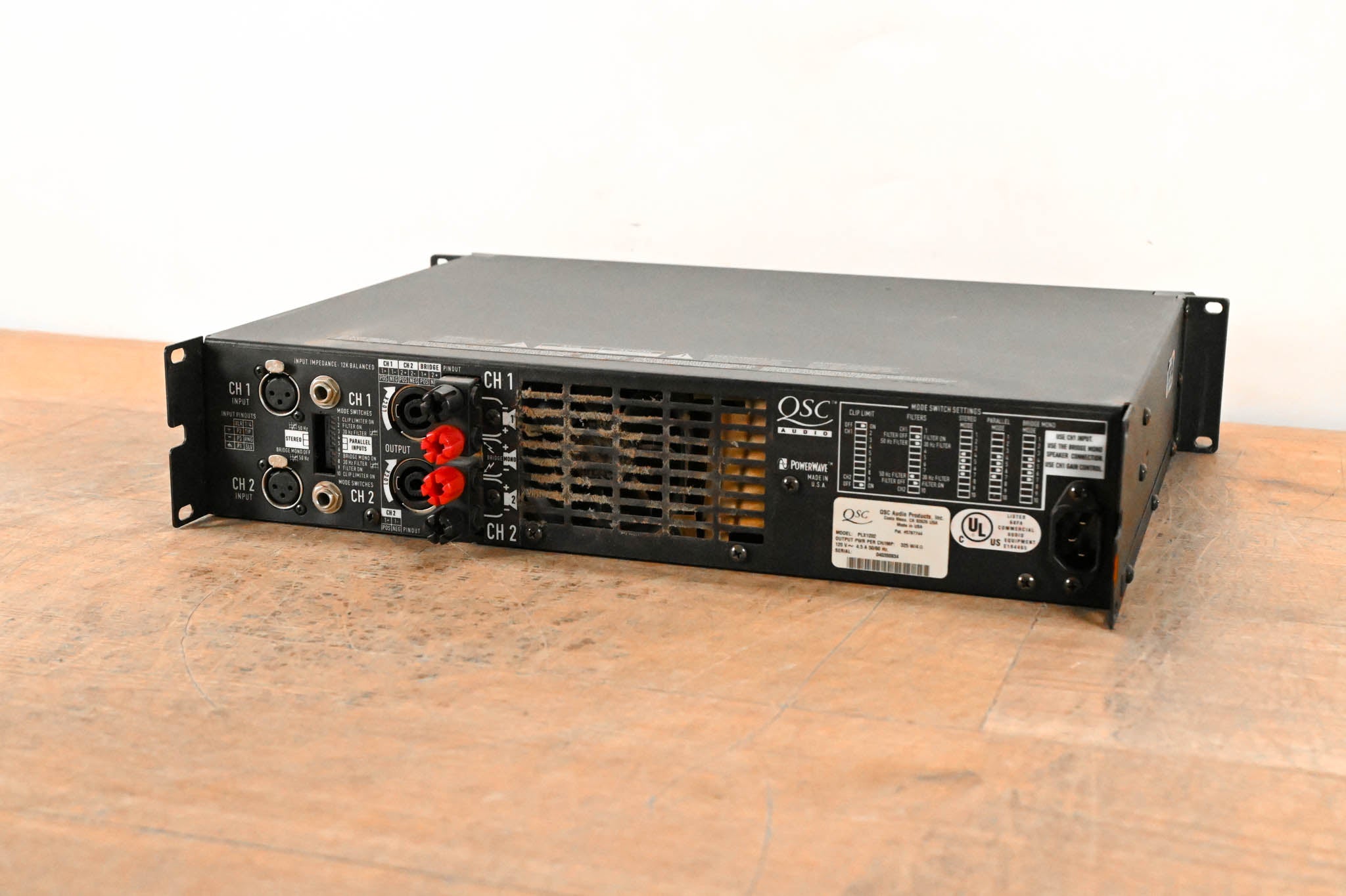 QSC PLX1202 2-Channel Power Amplifier