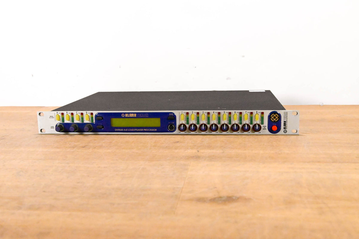 Klark Teknik DN9848 4x8 Loudspeaker Processor