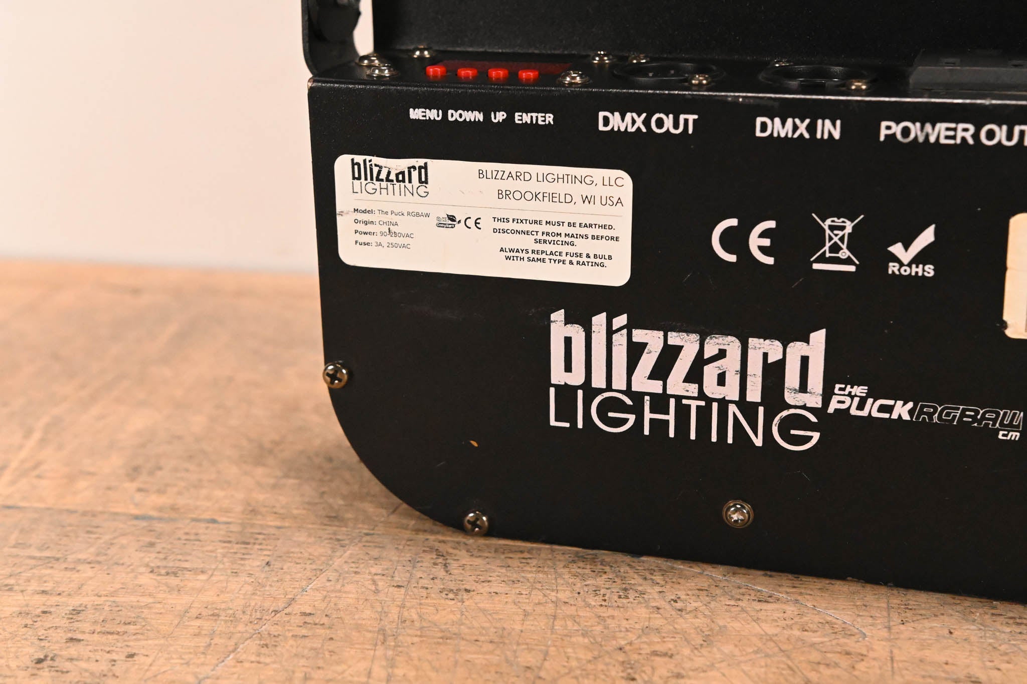 Blizzard Lighting The Puck RGBAW Flat LED PAR Can