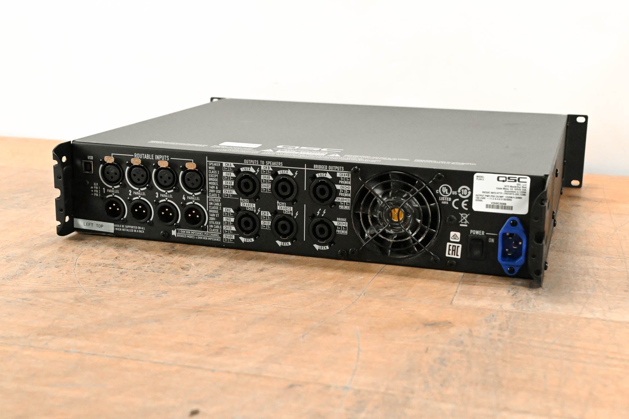 QSC PLD4.5 Four-Channel Power Amplifier with DSP
