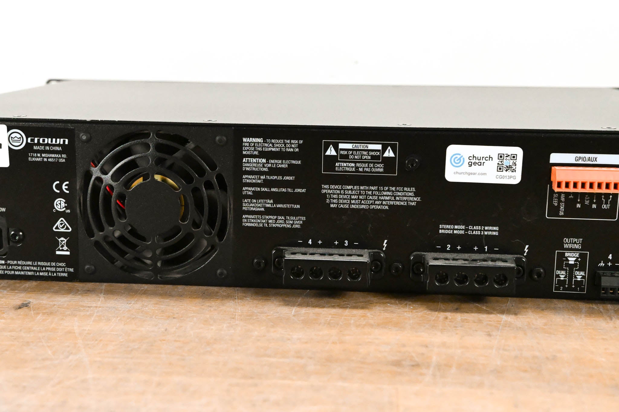 Crown CDi 4|600 4-Channel DriveCore Series Power Amplifier